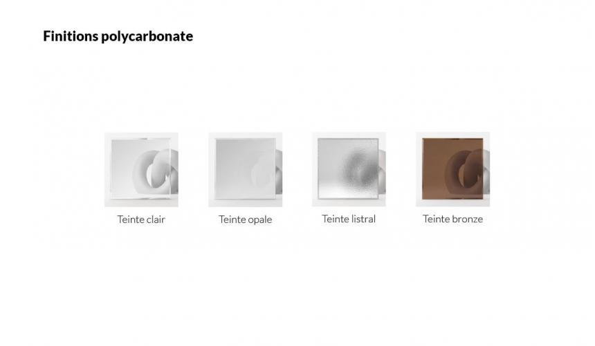 Finitions Polycarbonate