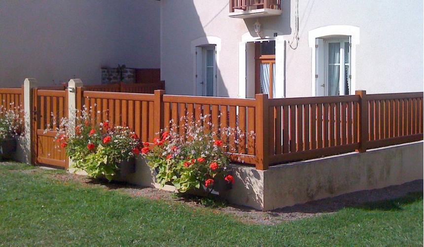 Clôture alu assemblé Mercurey